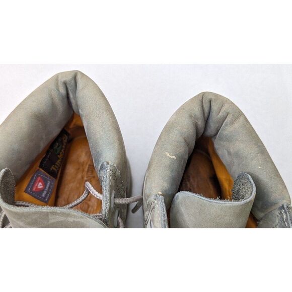 Timberland Women's Primaloft 200 Gram Boots-Size (6.5) Grey Suede Leather #A12R5 - Picture 9 of 12